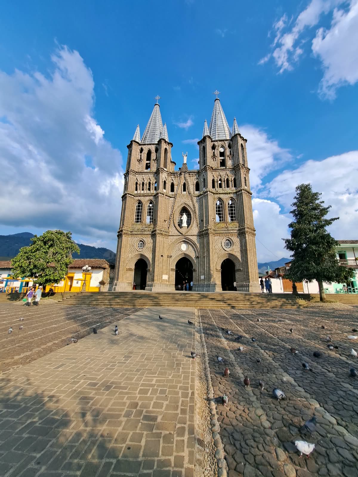 Basilica of the Immaculate Conception in Jardín Colombia